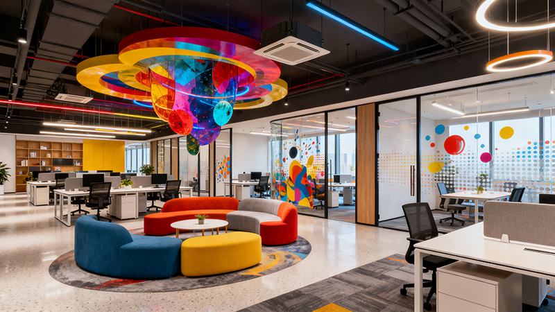 辦公室基礎工程裝修效果